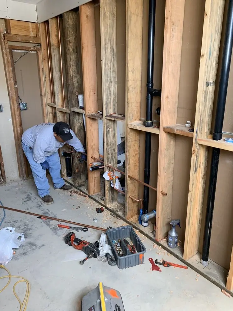 Commercial rough-in plumbing for Trenchless Sewer Repair in Lou-vre Estates